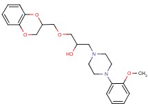 1-(2,3-dihydro-1,4-benzodioxin-2-ylmethoxy)-3-[4-(2-methoxyphenyl)-1-piperazinyl]-2-propanol dihydrochloride