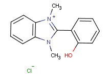 2-(2-hydroxyphenyl)-1,3-dimethyl-1H-3,1-benzimidazol-3-ium chloride