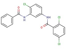 N-[3-(benzoylamino)-4-chlorophenyl]-2,5-dichlorobenzamide