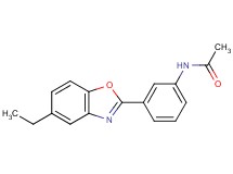 N-[3-(5-ethyl-1,3-benzoxazol-2-yl)phenyl]acetamide