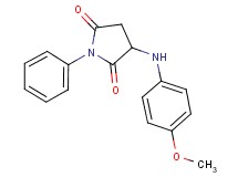 3-[(4-methoxyphenyl)amino]-1-phenyl-2,5-pyrrolidinedione