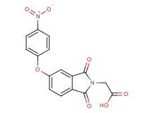 [5-(4-nitrophenoxy)-1,3-dioxo-1,3-dihydro-2H-isoindol-2-yl]acetic acid