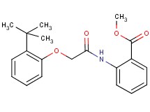 methyl 2-{[(2-tert-butylphenoxy)acetyl]amino}benzoate