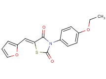 3-(4-ethoxyphenyl)-5-(2-furylmethylene)-1,3-thiazolidine-2,4-dione