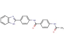 4-(acetylamino)-N-[4-(1H-benzimidazol-2-yl)phenyl]benzamide