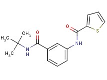 N-{3-[(tert-butylamino)carbonyl]phenyl}-2-thiophenecarboxamide