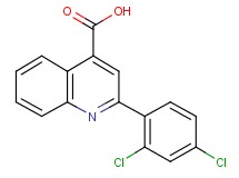 2-(2,4-dichlorophenyl)-4-quinolinecarboxylic acid