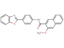 N-[4-(1,3-benzoxazol-2-yl)phenyl]-3-methoxy-2-naphthamide