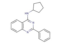 N-cyclopentyl-2-phenyl-4-quinazolinamine