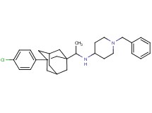 1-benzyl-N-{1-[3-(4-chlorophenyl)-1-adamantyl]ethyl}-4-piperidinamine