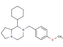 1-cyclohexyl-2-(4-methoxybenzyl)octahydropyrrolo[1,2-a]pyrazine