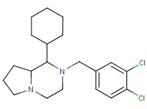 1-cyclohexyl-2-(3,4-dichlorobenzyl)octahydropyrrolo[1,2-a]pyrazine