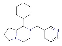 1-cyclohexyl-2-(3-pyridinylmethyl)octahydropyrrolo[1,2-a]pyrazine