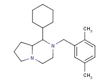 1-cyclohexyl-2-(2,5-dimethylbenzyl)octahydropyrrolo[1,2-a]pyrazine
