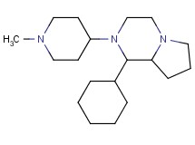 1-cyclohexyl-2-(1-methyl-4-piperidinyl)octahydropyrrolo[1,2-a]pyrazine hydrochloride