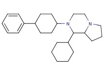 1-cyclohexyl-2-(4-phenylcyclohexyl)octahydropyrrolo[1,2-a]pyrazine hydrochloride