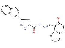 N'-[(2-hydroxy-1-naphthyl)methylene]-3-(2-naphthyl)-1H-pyrazole-5-carbohydrazide