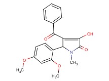 4-benzoyl-5-(2,4-dimethoxyphenyl)-3-hydroxy-1-methyl-1,5-dihydro-2H-pyrrol-2-one