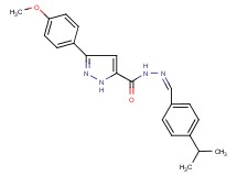 N'-(4-isopropylbenzylidene)-3-(4-methoxyphenyl)-1H-pyrazole-5-carbohydrazide