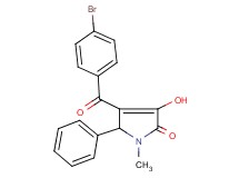 4-(4-bromobenzoyl)-3-hydroxy-1-methyl-5-phenyl-1,5-dihydro-2H-pyrrol-2-one