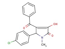 4-benzoyl-5-(4-chlorophenyl)-3-hydroxy-1-methyl-1,5-dihydro-2H-pyrrol-2-one