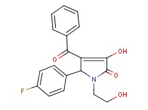 4-benzoyl-5-(4-fluorophenyl)-3-hydroxy-1-(2-hydroxyethyl)-1,5-dihydro-2H-pyrrol-2-one