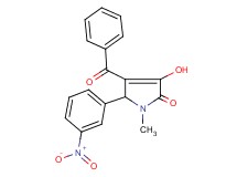 4-benzoyl-3-hydroxy-1-methyl-5-(3-nitrophenyl)-1,5-dihydro-2H-pyrrol-2-one