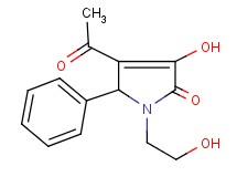 4-acetyl-3-hydroxy-1-(2-hydroxyethyl)-5-phenyl-1,5-dihydro-2H-pyrrol-2-one