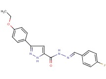 3-(4-ethoxyphenyl)-N'-(4-fluorobenzylidene)-1H-pyrazole-5-carbohydrazide
