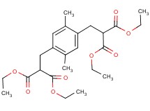 tetraethyl 2,2'-[(2,5-dimethyl-1,4-phenylene)bis(methylene)]dimalonate
