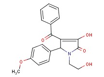 4-benzoyl-3-hydroxy-1-(2-hydroxyethyl)-5-(4-methoxyphenyl)-1,5-dihydro-2H-pyrrol-2-one