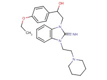 1-(4-ethoxyphenyl)-2-{2-imino-3-[2-(1-piperidinyl)ethyl]-2,3-dihydro-1H-benzimidazol-1-yl}ethanol dihydrochloride