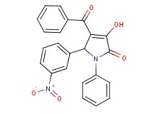 4-benzoyl-3-hydroxy-5-(3-nitrophenyl)-1-phenyl-1,5-dihydro-2H-pyrrol-2-one