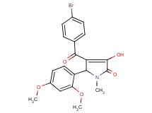 4-(4-bromobenzoyl)-5-(2,4-dimethoxyphenyl)-3-hydroxy-1-methyl-1,5-dihydro-2H-pyrrol-2-one