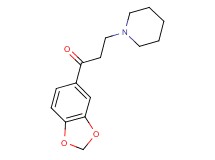 1-(1,3-benzodioxol-5-yl)-3-(1-piperidinyl)-1-propanone