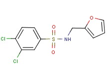 3,4-dichloro-N-(2-furylmethyl)benzenesulfonamide
