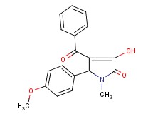 4-benzoyl-3-hydroxy-5-(4-methoxyphenyl)-1-methyl-1,5-dihydro-2H-pyrrol-2-one