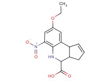 8-ethoxy-6-nitro-3a,4,5,9b-tetrahydro-3H-cyclopenta[c]quinoline-4-carboxylic acid