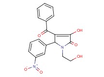 4-benzoyl-3-hydroxy-1-(2-hydroxyethyl)-5-(3-nitrophenyl)-1,5-dihydro-2H-pyrrol-2-one