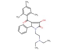 1-[2-(diethylamino)ethyl]-3-hydroxy-4-(mesitylcarbonyl)-5-phenyl-1,5-dihydro-2H-pyrrol-2-one