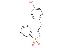 4-[(1,1-dioxido-1,2-benzisothiazol-3-yl)amino]phenol