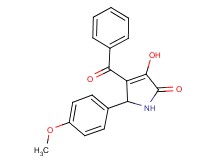 4-benzoyl-3-hydroxy-5-(4-methoxyphenyl)-1,5-dihydro-2H-pyrrol-2-one