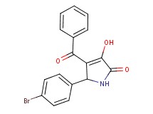 4-benzoyl-5-(4-bromophenyl)-3-hydroxy-1,5-dihydro-2H-pyrrol-2-one