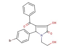 4-benzoyl-5-(4-bromophenyl)-3-hydroxy-1-(2-hydroxyethyl)-1,5-dihydro-2H-pyrrol-2-one