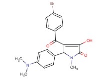4-(4-bromobenzoyl)-5-[4-(dimethylamino)phenyl]-3-hydroxy-1-methyl-1,5-dihydro-2H-pyrrol-2-one