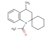 1'-acetyl-4'-methyl-3',4'-dihydro-1'H-spiro[cyclohexane-1,2'-quinoline]