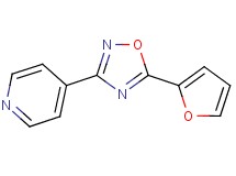4-[5-(2-furyl)-1,2,4-oxadiazol-3-yl]pyridine