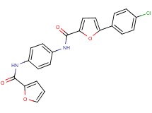 5-(4-chlorophenyl)-N-[4-(2-furoylamino)phenyl]-2-furamide