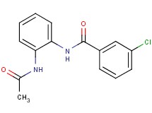 N-[2-(acetylamino)phenyl]-3-chlorobenzamide
