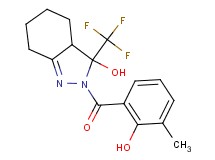 2-(2-hydroxy-3-methylbenzoyl)-3-(trifluoromethyl)-3,3a,4,5,6,7-hexahydro-2H-indazol-3-ol